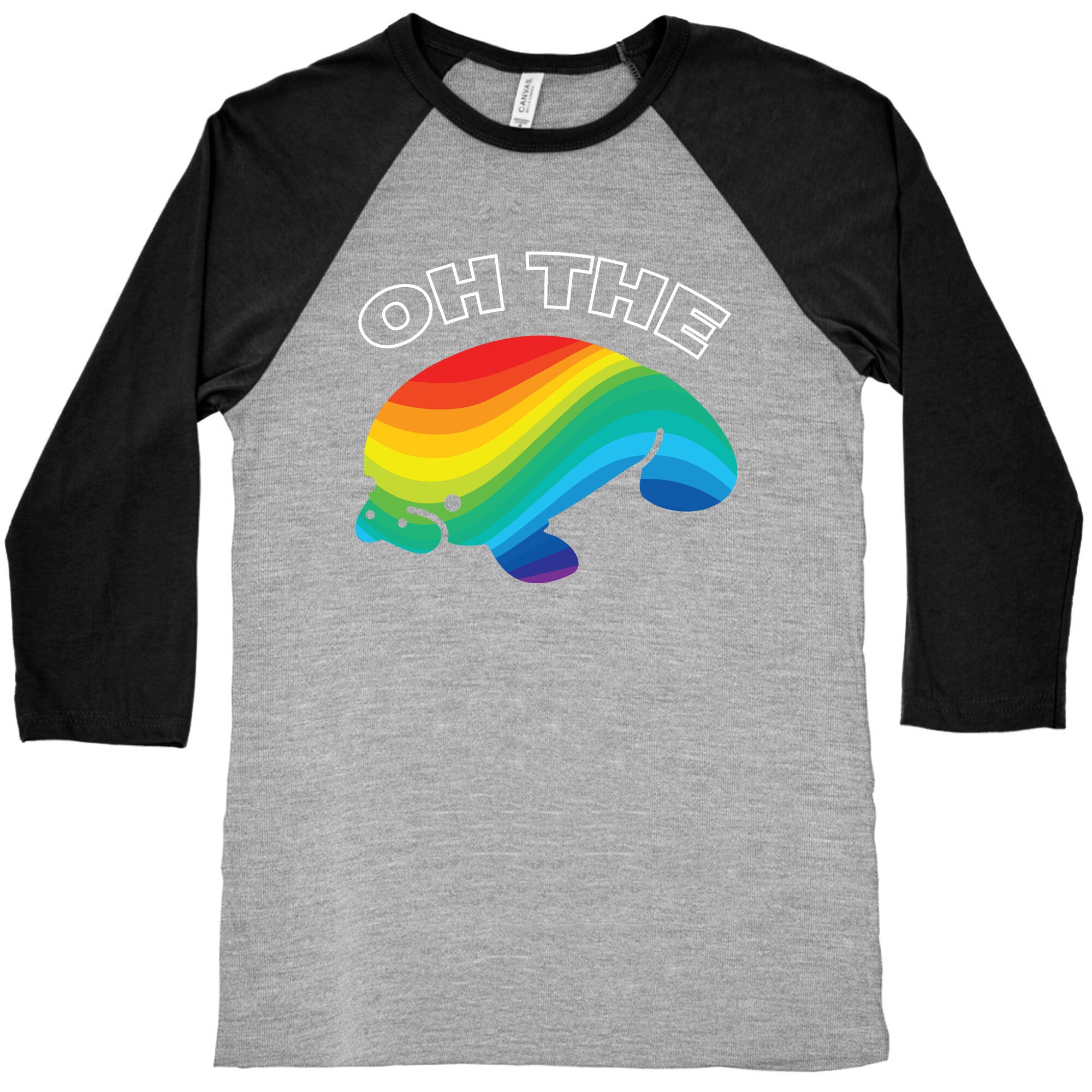 Hue Manatee Baseball Tee